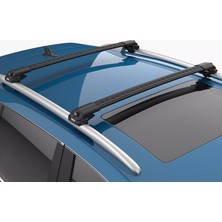 Turtle Air-1 Full Kit Volkswagen Tiguan (5N) Suv Tavan Ara Atkı Seti, Siyah 2007->2016