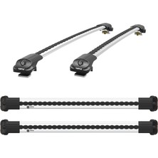 Turtle Air-1 Full Kit Volkswagen Touareg (7p) Suv Tavan Ara Atkı Seti Gri 2010-2018