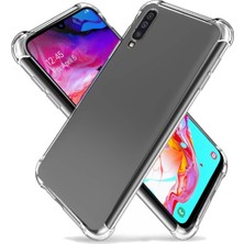 Guesche Samsung Galaxy A40 Şeffaf Airbag Antishock Silikon Kılıf