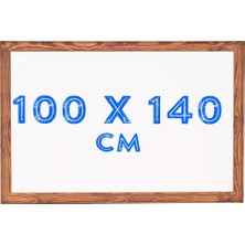 Chalky Beyaz Yazı Tahtası Ahşap Çerçeveli 100 x 140 cm