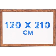 Chalky Beyaz Yazı Tahtası Ahşap Çerçeveli 120 x 210 cm