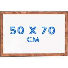 Chalky Beyaz Yazı Tahtası Ahşap Çerçeveli 50 x 70 cm