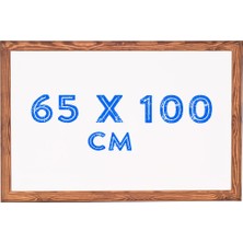 Chalky Beyaz Yazı Tahtası Ahşap Çerçeveli 65 x 100 cm