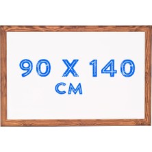 Chalky Beyaz Yazı Tahtası Ahşap Çerçeveli 90 x 140 cm