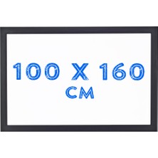 Chalky Beyaz Yazı Tahtası Siyah Çerçeveli 100 x 160 cm