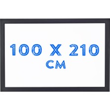 Chalky Beyaz Yazı Tahtası Siyah Çerçeveli 100 x 210 cm
