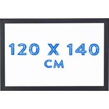 Chalky Beyaz Yazı Tahtası Siyah Çerçeveli 120 x 140 cm