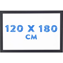 Chalky Beyaz Yazı Tahtası Siyah Çerçeveli 120 x 180 cm