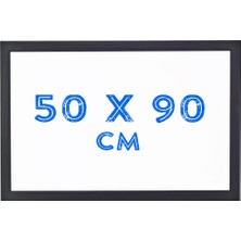 Chalky Beyaz Yazı Tahtası Siyah Çerçeveli 50 x 90 cm