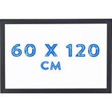 Chalky Beyaz Yazı Tahtası Siyah Çerçeveli 60 x 120 cm