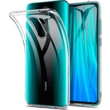 Soffany Xiaomi Redmi Note 8 Pro Kılıf Kamera Korumalı Şeffaf Silikon