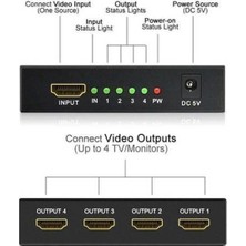 Polotech 4port Full Hd 4K 1x4 HDMI Splitter