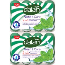 Dalan Doğal Gliserinli Güzellik Sabunu Fresh & Care 2 In 1 Kremsi Dokunuş Taze Nane 2 Adet