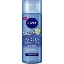 Nivea Aqua Sensation Normal/Karma Ciltler için Canlandırıcı Yüz Temizleme Jeli 200 ml