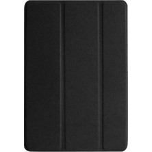 TahTicMer iPad Mini 5 A2133 A2124 A2126 A2125 Kılıf Smart Cover Y Standlı Uyku Modlu 7.9" Siyah