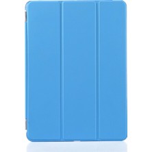 TahTicMer iPad Mini 5 A2133 A2124 A2126 A2125 Kılıf Smart Cover Y Standlı Uyku Modlu 7.9" Mavi