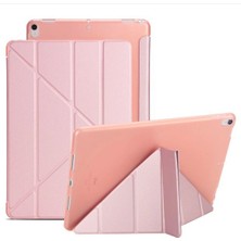 TahTicMer iPad Mini A1432 A1454 A1455 Kılıf Smart Cover Y Standlı Uyku Modlu 7.9" Bakır