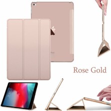 TahTicMer iPad 5. Nesil 9.7" A1822 A1823 Kılıf Renkli Standlı Uyku Modlu Smart Cover Bakır