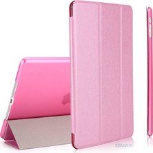 TahTicMer iPad Air 9.7" A1474 A1475 A1476 Kılıf Renkli Standlı Uyku Modlu Smart Cover Pembe