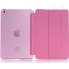 TahTicMer iPad Air 9.7" A1474 A1475 A1476 Kılıf Renkli Standlı Uyku Modlu Smart Cover Pembe