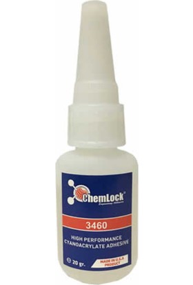 Chemlock 3460 Buğu ve Iz Yapmayan Kokusuz Hızlı Yapıştırıcı 20GR