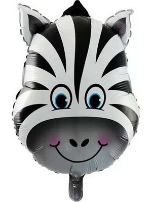 İKM İkm Zebra Folyo Balon Safari Temalı 55 cm