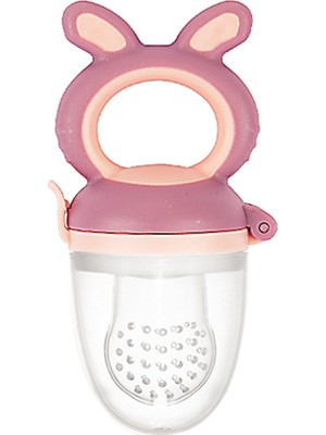 Hanymish Meyve ve Sebze Süzgeci Emziği Gül Rengi