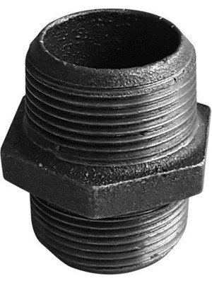 Trakya Döküm Siyah Dişli Nipel 1/2" İnç