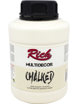 Rich Multi Decor Chalked Akrilik Boya 1250 cc Su Bazlı Ultra Mat Her Yüzeyde Kullanıma Uygun