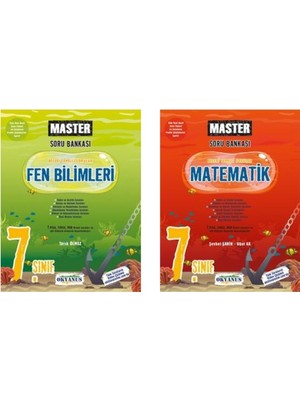 Okyanus Yayınları 7. Sınıf Master Matematik - Fen Bilimleri Soru Bankası