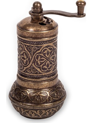 Handygoo Tombul Kahverengi Döküm Karabiber Değirmeni