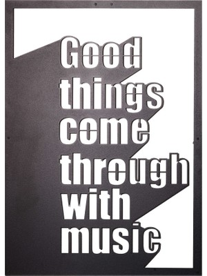 No 239 Good Things Metal Tablo