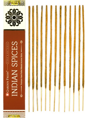 Garden Fresh Indian Spices Hindistan Baharat Organik Stick Tütsü