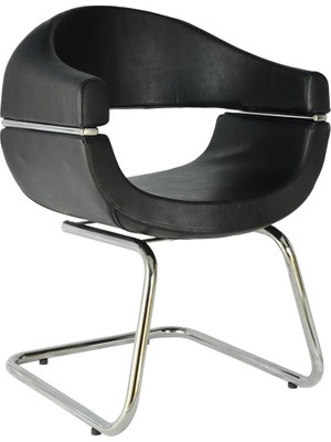 Bürocci Venüs Siyah Misafir Koltuğu