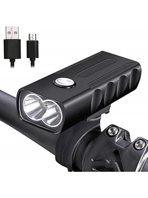 Havana 1000 Lümen USB Şarjlı Bisiklet Ön Far Işık Fener