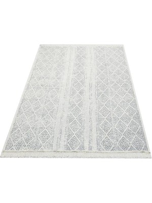 Eko Halı Arya Ar 01 Grey Gri Yıkanabilir Pamuk Çift Taraflı Kilim 120 x 180 cm