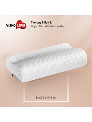 Visko Love Therapy-L, Boyun Destekli  Visco Yastık