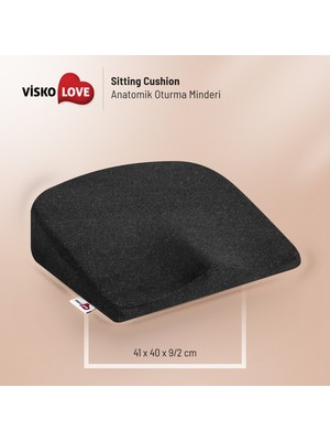 Visko Love Sitting Cushion Anatomik Oturma Minderi