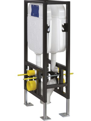 Creavit GR5005 Alçıpan Duvar İçi Sırt Sırta Uygulamalı Gömme Rezervuar Hızlı Montaj 3-6 LT