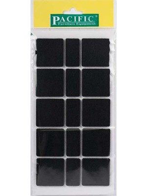 Pacific Masa Sandalye Keçe Siyah 40 x 40 mm