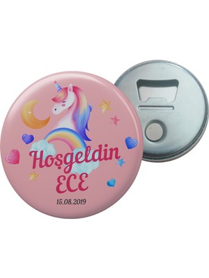 Grafilli Design 013 Hoşgeldin Bebek Magnet Açacak - 10 Adet