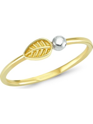 Altınsepeti Altın Minik Yapraklı Yüzük AS374YZ