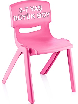 Fiore Büyük Şirin Çocuk Sandalyesi Pembe 3-7 Yaş