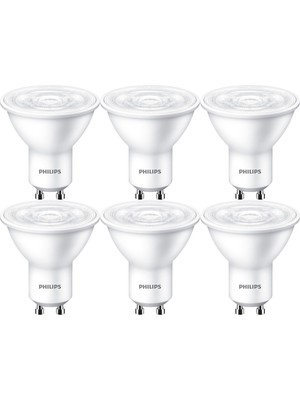 Phılıps 3.2W Essential 40W GU10 2700K Sarı Işık LED Ampul 10 Adet