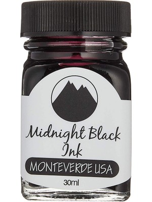Monteverde Şişe Mürekkep 30ml Midnight Black G309MB