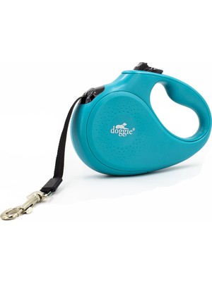 Doggie Otomatik Tasması Master Seri S Light Blue