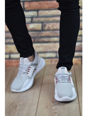 Riccon Beyaz Kırmızı Erkek Sneaker