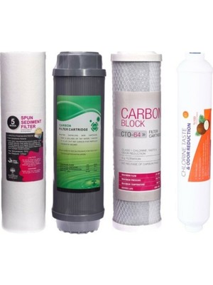 Aqualine  Açık Kasa Filtre Takımı 4 Lü