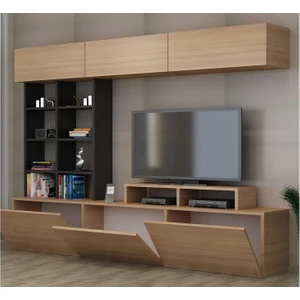 Sasa Tv Ünitesi Siyah-Teak