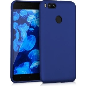 Xiaomi Mi A1 Kılıf Premier Mat Silikon Kılıf Slim Fit Lacivert